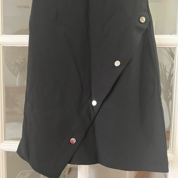 Rebecca Minkoff Black Barbara Button Dress - NWT - Size 00 - Picture 3 of 10